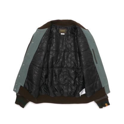 Timberland [TOKYO DESIGN COLLECTIVE] Varsity Jacket ティンバーランド [トウキョウ デザイン コレクティブ] バーシティ ジャケット A2AW8317【メンズ ジャケット レザー 中綿 保温性 クラフト ワークウェア 25FW】