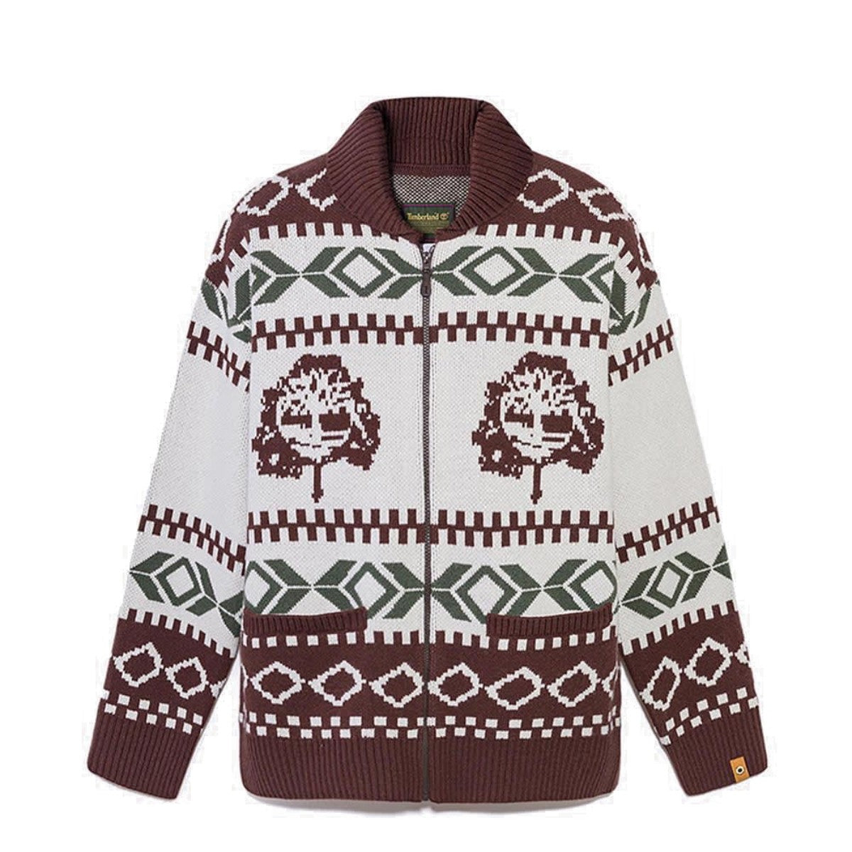 Timberland [TOKYO DESIGN COLLECTIVE] Cowichan Sweater ティンバーランド [トウキョウ デザイン コレクティブ] カウチン セーター A2CMJ243【メンズ ニット ウール カウチン 伝統 防寒 クラフト 25FW】