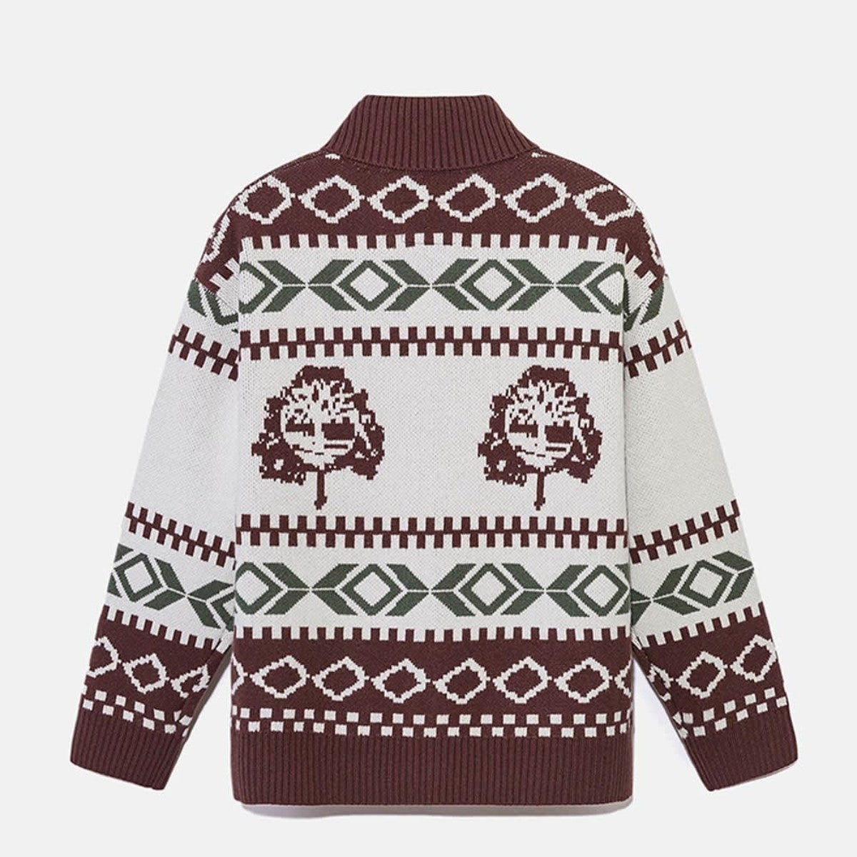 Timberland [TOKYO DESIGN COLLECTIVE] Cowichan Sweater ティンバーランド [トウキョウ デザイン コレクティブ] カウチン セーター A2CMJ243【メンズ ニット ウール カウチン 伝統 防寒 クラフト 25FW】