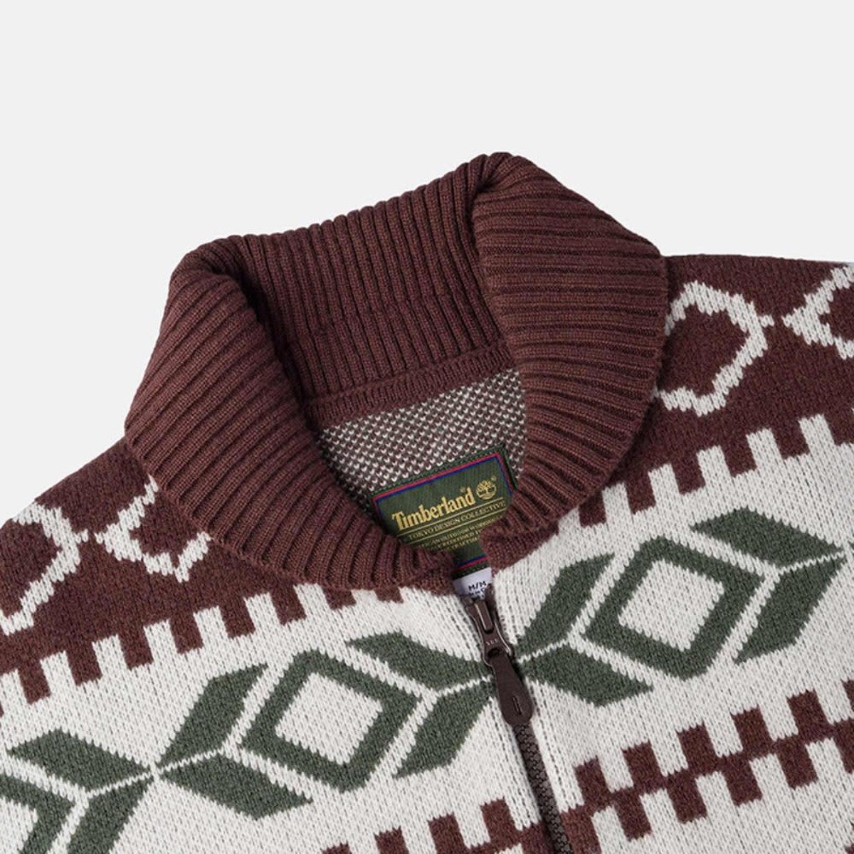 Timberland [TOKYO DESIGN COLLECTIVE] Cowichan Sweater ティンバーランド [トウキョウ デザイン コレクティブ] カウチン セーター A2CMJ243【メンズ ニット ウール カウチン 伝統 防寒 クラフト 25FW】