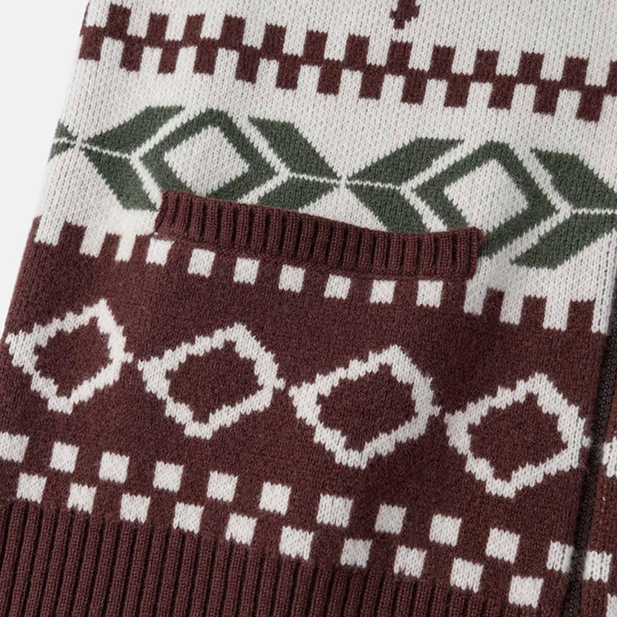 Timberland [TOKYO DESIGN COLLECTIVE] Cowichan Sweater ティンバーランド [トウキョウ デザイン コレクティブ] カウチン セーター A2CMJ243【メンズ ニット ウール カウチン 伝統 防寒 クラフト 25FW】