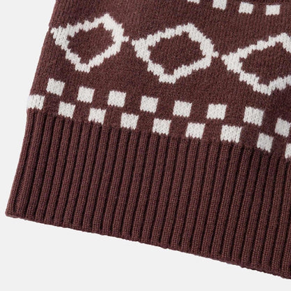 Timberland [TOKYO DESIGN COLLECTIVE] Cowichan Sweater ティンバーランド [トウキョウ デザイン コレクティブ] カウチン セーター A2CMJ243【メンズ ニット ウール カウチン 伝統 防寒 クラフト 25FW】