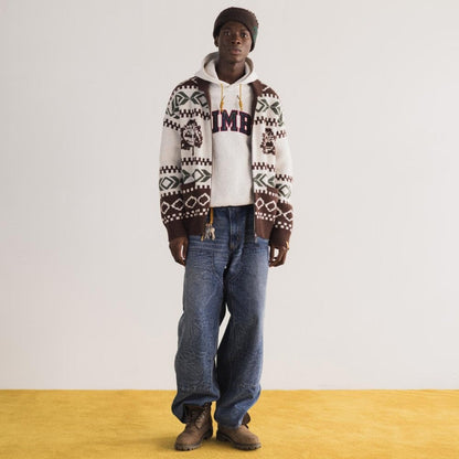 Timberland [TOKYO DESIGN COLLECTIVE] Cowichan Sweater ティンバーランド [トウキョウ デザイン コレクティブ] カウチン セーター A2CMJ243【メンズ ニット ウール カウチン 伝統 防寒 クラフト 25FW】