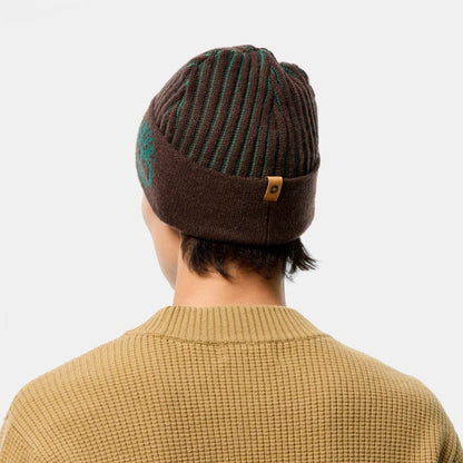 Timberland [TOKYO DESIGN COLLECTIVE] Jacquard Pattern Knit Cap ティンバーランド [トウキョウ デザイン コレクティブ] ジャカード パターン ニット キャップ A2F6XL32【メンズ ニットキャップ リブ ロゴ 防寒 25FW】