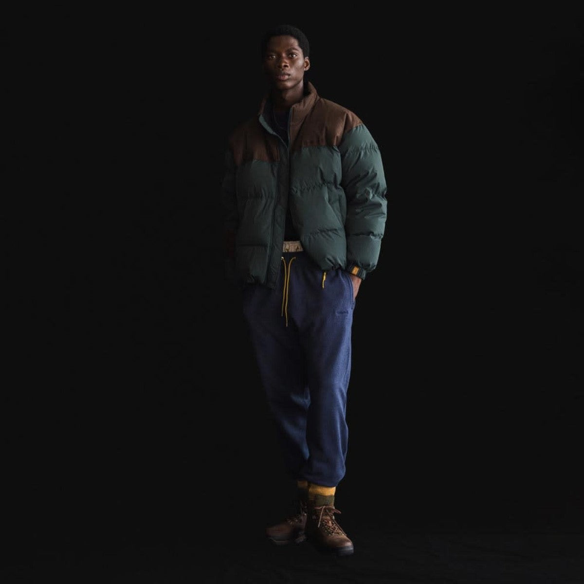 Timberland [TOKYO DESIGN COLLECTIVE] Down Jacket ティンバーランド [トウキョウ デザイン コレクティブ] ダウン ジャケット A2G9F317【メンズ ダウンジャケット 防寒 レザー 中綿 ユニセックス 25FW】