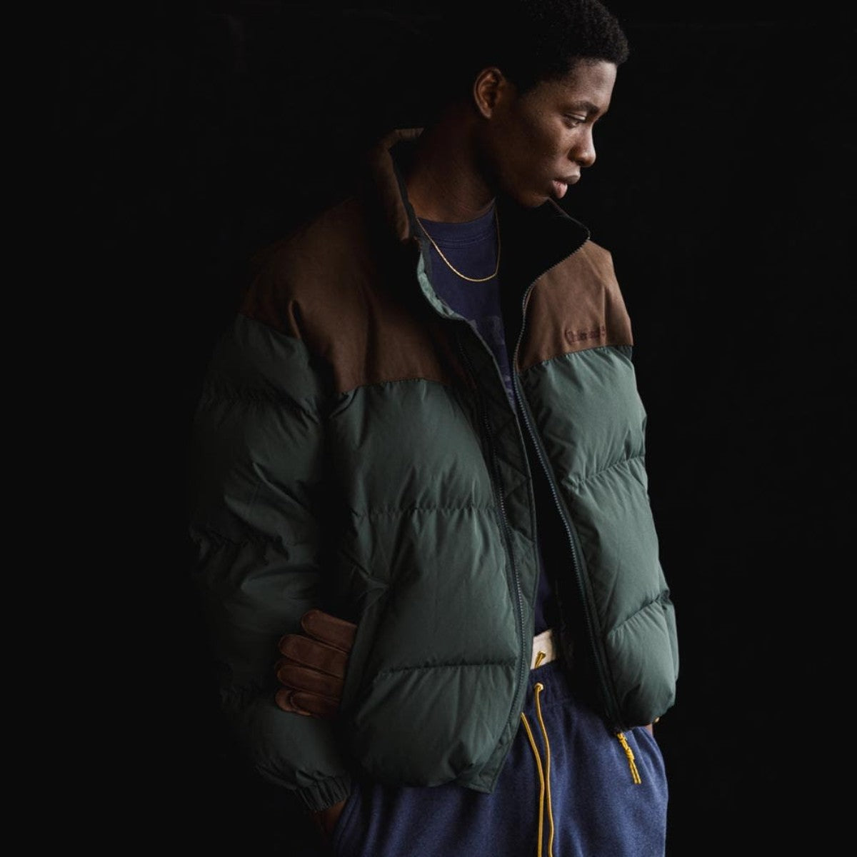 Timberland [TOKYO DESIGN COLLECTIVE] Down Jacket ティンバーランド [トウキョウ デザイン コレクティブ] ダウン ジャケット A2G9F317【メンズ ダウンジャケット 防寒 レザー 中綿 ユニセックス 25FW】