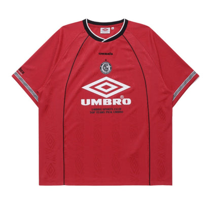 UMBRO [KOREA COLLECTION]BLOKE OG JERSEY アンブロ コリア コレクション ブローク OG ジャージー UU5FHT01MR【メンズ 半袖 カットソー メッシュ グラフィック ユニセックス 25FW】