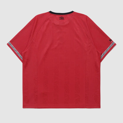 UMBRO [KOREA COLLECTION]BLOKE OG JERSEY アンブロ コリア コレクション ブローク OG ジャージー UU5FHT01MR【メンズ 半袖 カットソー メッシュ グラフィック ユニセックス 25FW】
