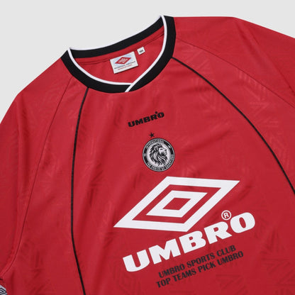 UMBRO [KOREA COLLECTION]BLOKE OG JERSEY アンブロ コリア コレクション ブローク OG ジャージー UU5FHT01MR【メンズ 半袖 カットソー メッシュ グラフィック ユニセックス 25FW】