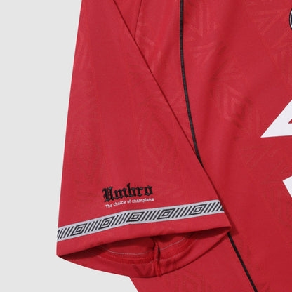 UMBRO [KOREA COLLECTION]BLOKE OG JERSEY アンブロ コリア コレクション ブローク OG ジャージー UU5FHT01MR【メンズ 半袖 カットソー メッシュ グラフィック ユニセックス 25FW】