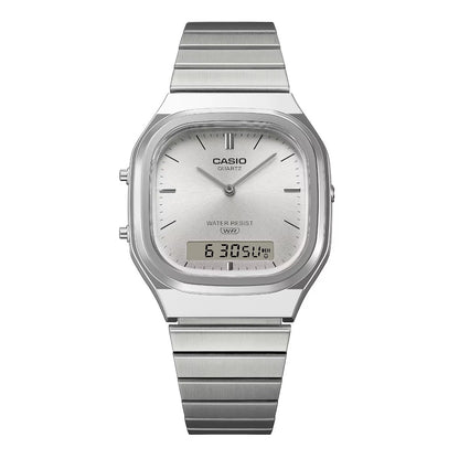 CASIO AQ-240E-7AJF カシオ AQ-240E-7AJF AQ-240E-7AJF【メンズ メタル アナデジ 腕時計 レトロ 防水 25FW】