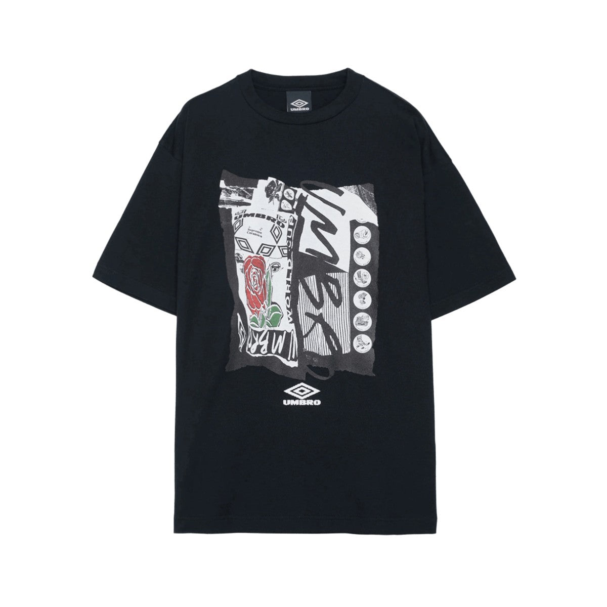 UMBRO HOUSE Graphic T-Shirt [Kosuke Kawamura×Umbro] アンブロハウス グラフィックTシャツ [河村康輔×アンブロ] UM2502KK-CS03【メンズ Tシャツ 半袖 綿100% コラボ 天竺生地 25FW】