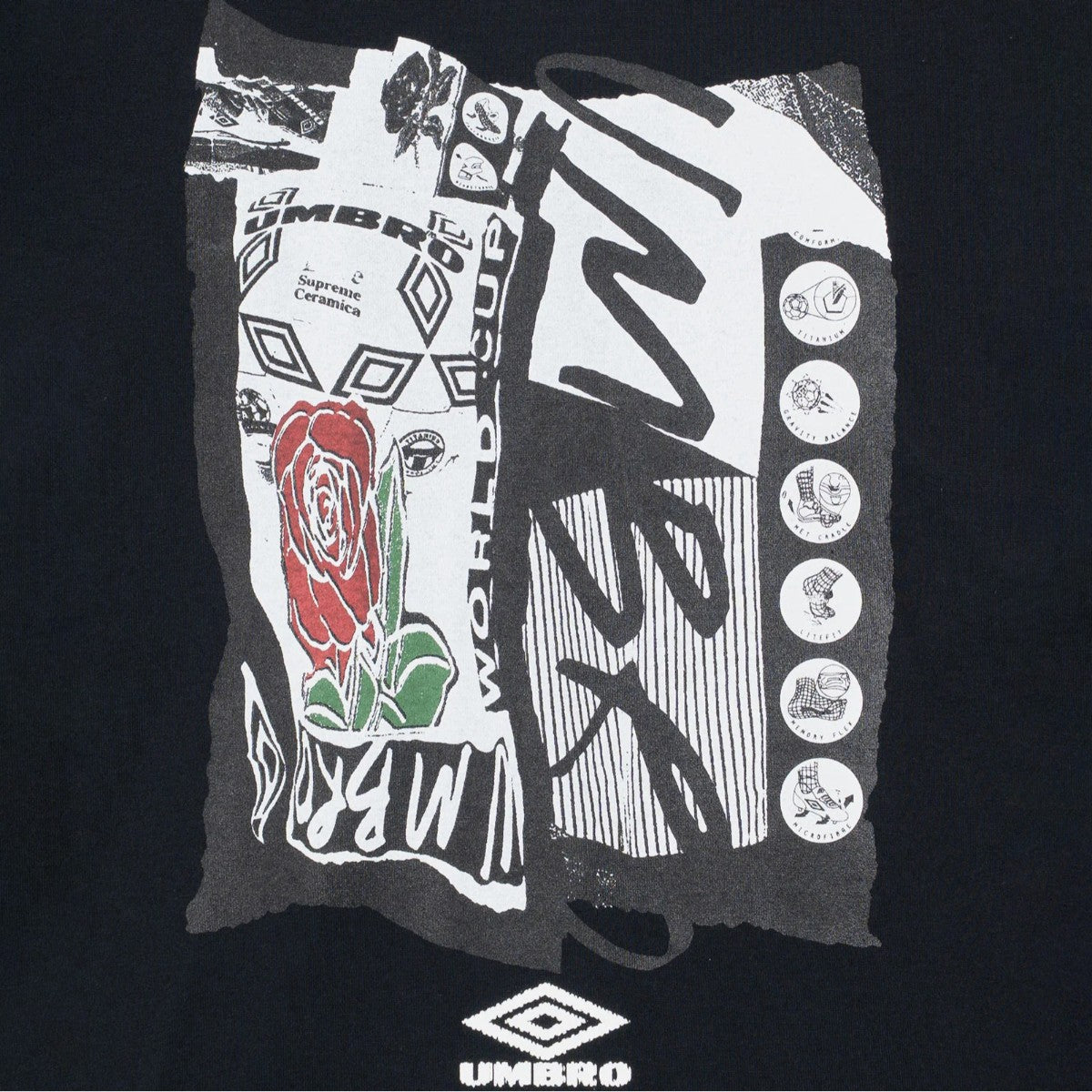 UMBRO HOUSE Graphic T-Shirt [Kosuke Kawamura×Umbro] アンブロハウス グラフィックTシャツ [河村康輔×アンブロ] UM2502KK-CS03【メンズ Tシャツ 半袖 綿100% コラボ 天竺生地 25FW】