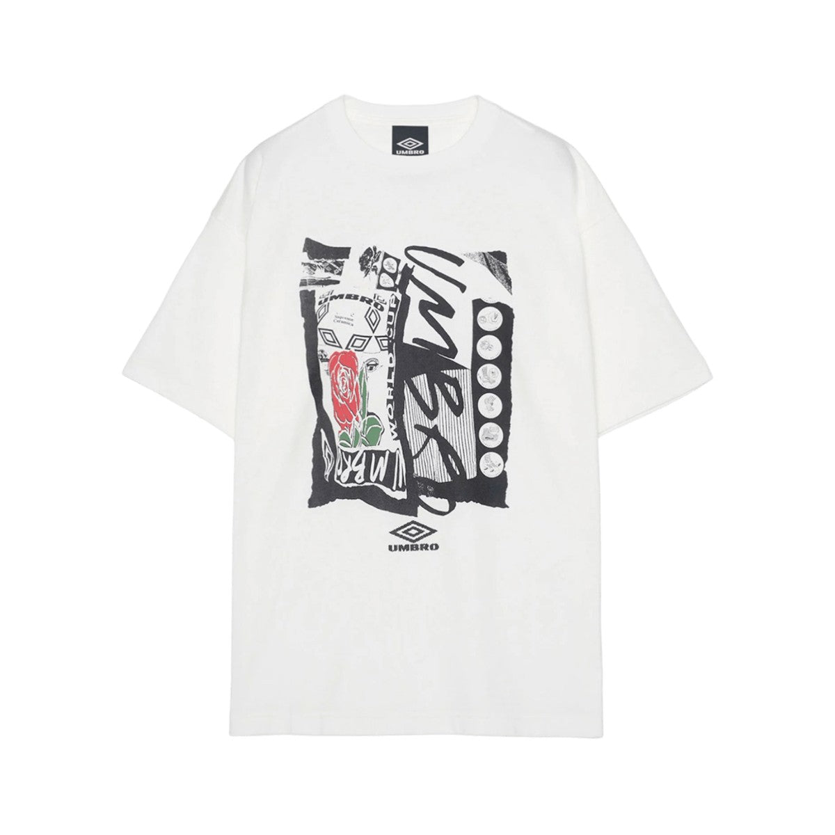 UMBRO HOUSE Graphic T-Shirt [Kosuke Kawamura×Umbro] アンブロハウス グラフィックTシャツ [河村康輔×アンブロ] UM2502KK-CS03【メンズ Tシャツ 半袖 綿100% コラボ 天竺生地 25FW】