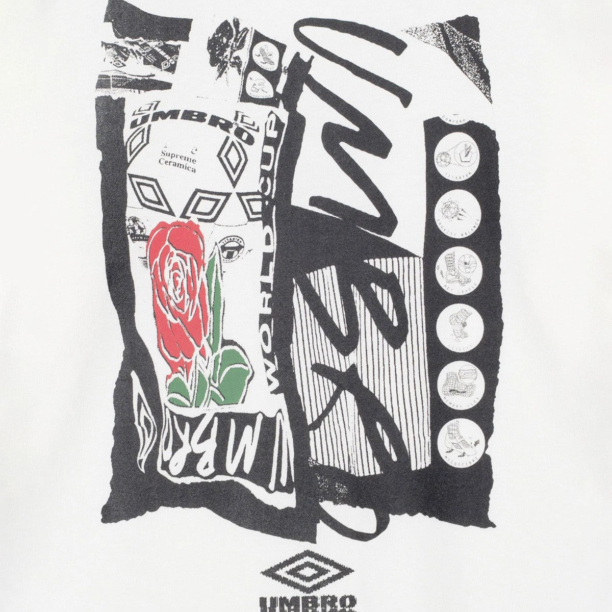 UMBRO HOUSE Graphic T-Shirt [Kosuke Kawamura×Umbro] アンブロハウス グラフィックTシャツ [河村康輔×アンブロ] UM2502KK-CS03【メンズ Tシャツ 半袖 綿100% コラボ 天竺生地 25FW】
