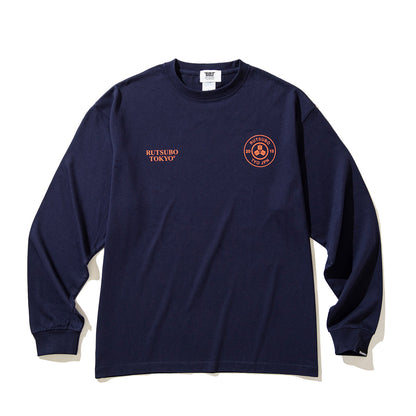 坩堝 坩堝ア式蹴球部 LS T-SHIRT RUTSUBO 坩堝ア式蹴球部 ロングスリーブ Tシャツ R25FA-SUDA-LS【メンズ Tシャツ 長袖 ロンT サッカー コラボ 販路限定 25FW】