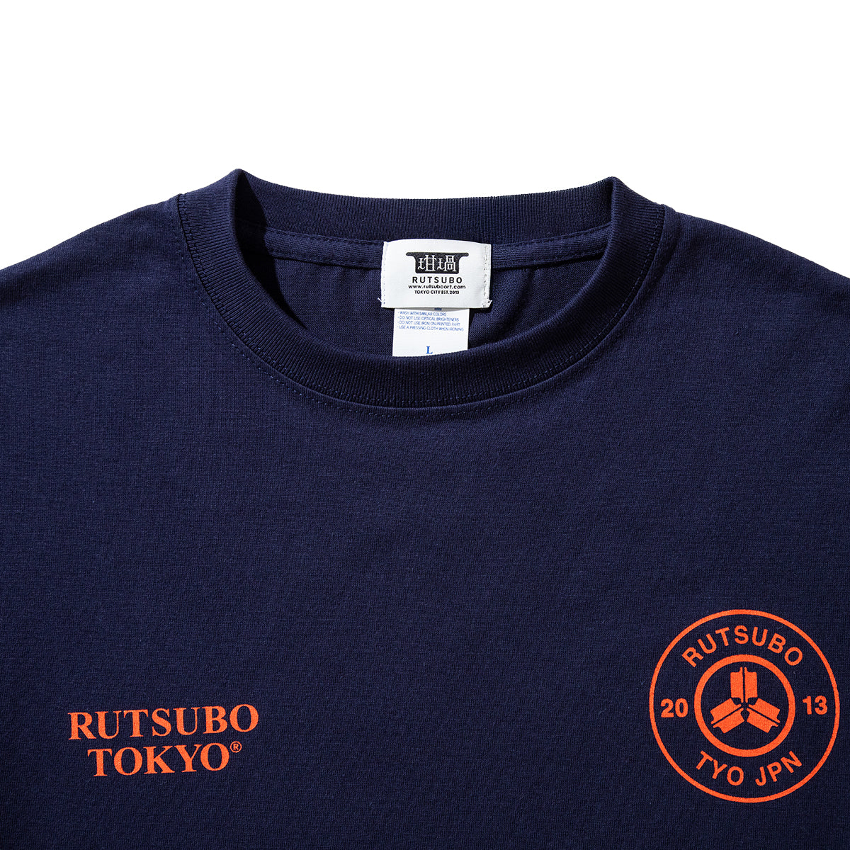 坩堝 坩堝ア式蹴球部 LS T-SHIRT RUTSUBO 坩堝ア式蹴球部 ロングスリーブ Tシャツ R25FA-SUDA-LS【メンズ Tシャツ 長袖 ロンT サッカー コラボ 販路限定 25FW】