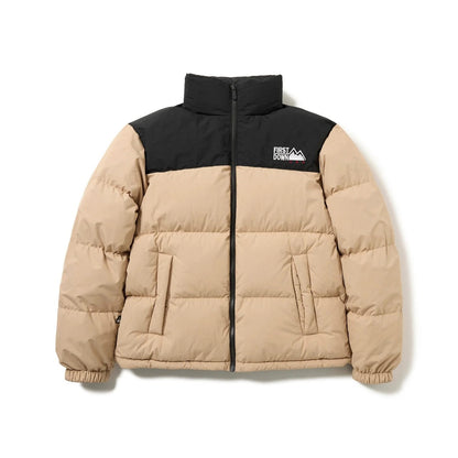 FIRST DOWN  BUBBLE DOWN JKT MICROFT(R) ファーストダウン バブルダウンジャケット マイクロフト F942001【メンズ ダウンジャケット リバーシブル 撥水 防風 保温性 25FW】