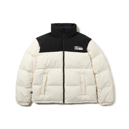 FIRST DOWN  BUBBLE DOWN JKT MICROFT(R) ファーストダウン バブルダウンジャケット マイクロフト F942001【メンズ ダウンジャケット リバーシブル 撥水 防風 保温性 25FW】