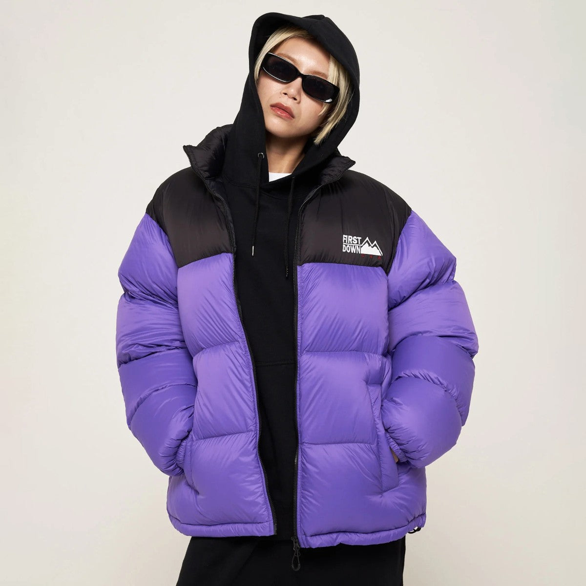 FIRST DOWN LIGHT BUBBLE DOWN JKT ファーストダウン ライトバブルダウンジャケット F942011【メンズ ダウンジャケット 軽量 保温 撥水 アウター 25FW】