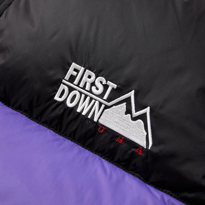 FIRST DOWN LIGHT BUBBLE DOWN JKT ファーストダウン ライトバブルダウンジャケット F942011【メンズ ダウンジャケット 軽量 保温 撥水 アウター 25FW】