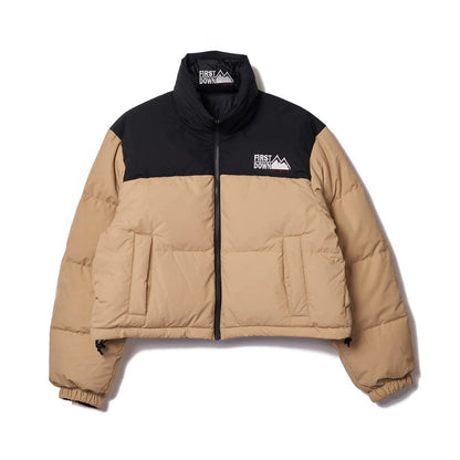 FIRST DOWN SHORT BUBBLE DOWN JKT MICROFT(R) ファーストダウン ショート バブルダウンジャケット マイクロフト F942030【レディース ショートダウン 撥水 防風 保温性 25FW】