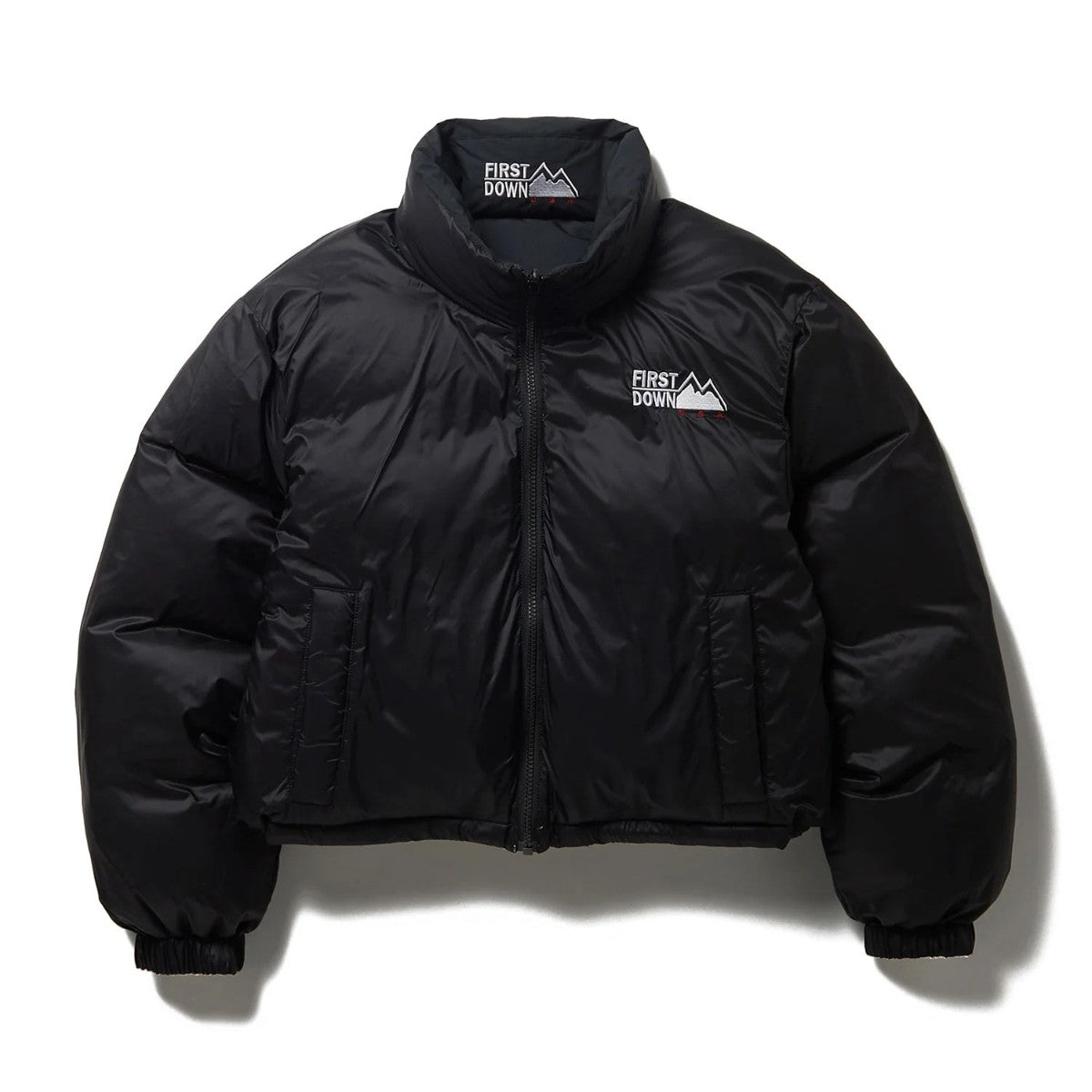 FIRST DOWN SHORT BUBBLE DOWN JKT MICROFT(R) ファーストダウン ショート バブルダウンジャケット マイクロフト F942030【レディース ショートダウン 撥水 防風 保温性 25FW】