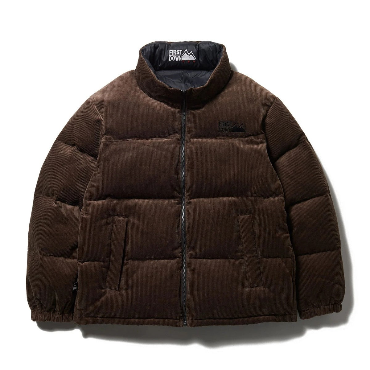 FIRST DOWN BUBBLE DOWN JKT CORDUROY ファーストダウン バブルダウンジャケット コーデュロイ F942032【メンズ ダウンジャケット コーデュロイ リバーシブル 保温性 軽量 25FW】