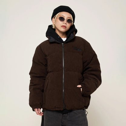 FIRST DOWN BUBBLE DOWN JKT CORDUROY ファーストダウン バブルダウンジャケット コーデュロイ F942032【メンズ ダウンジャケット コーデュロイ リバーシブル 保温性 軽量 25FW】