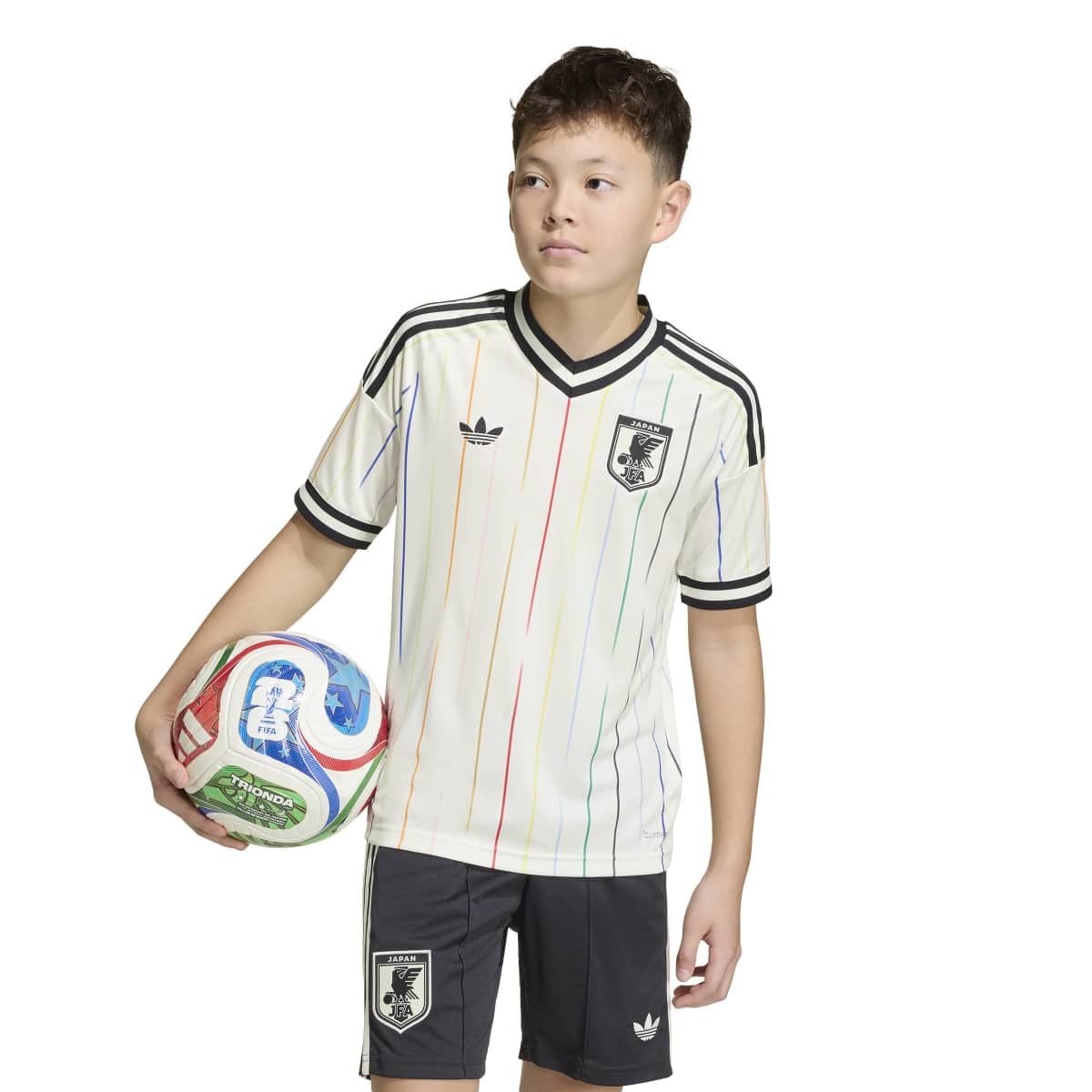 adidas Kids JFA 2026 Away Jersey Mini Kit アディダス キッズ サッカー日本代表 2026 アウェイ レプリカ ユニフォーム VX205【メンズ サッカー ユニフォーム キッズ 26SS】