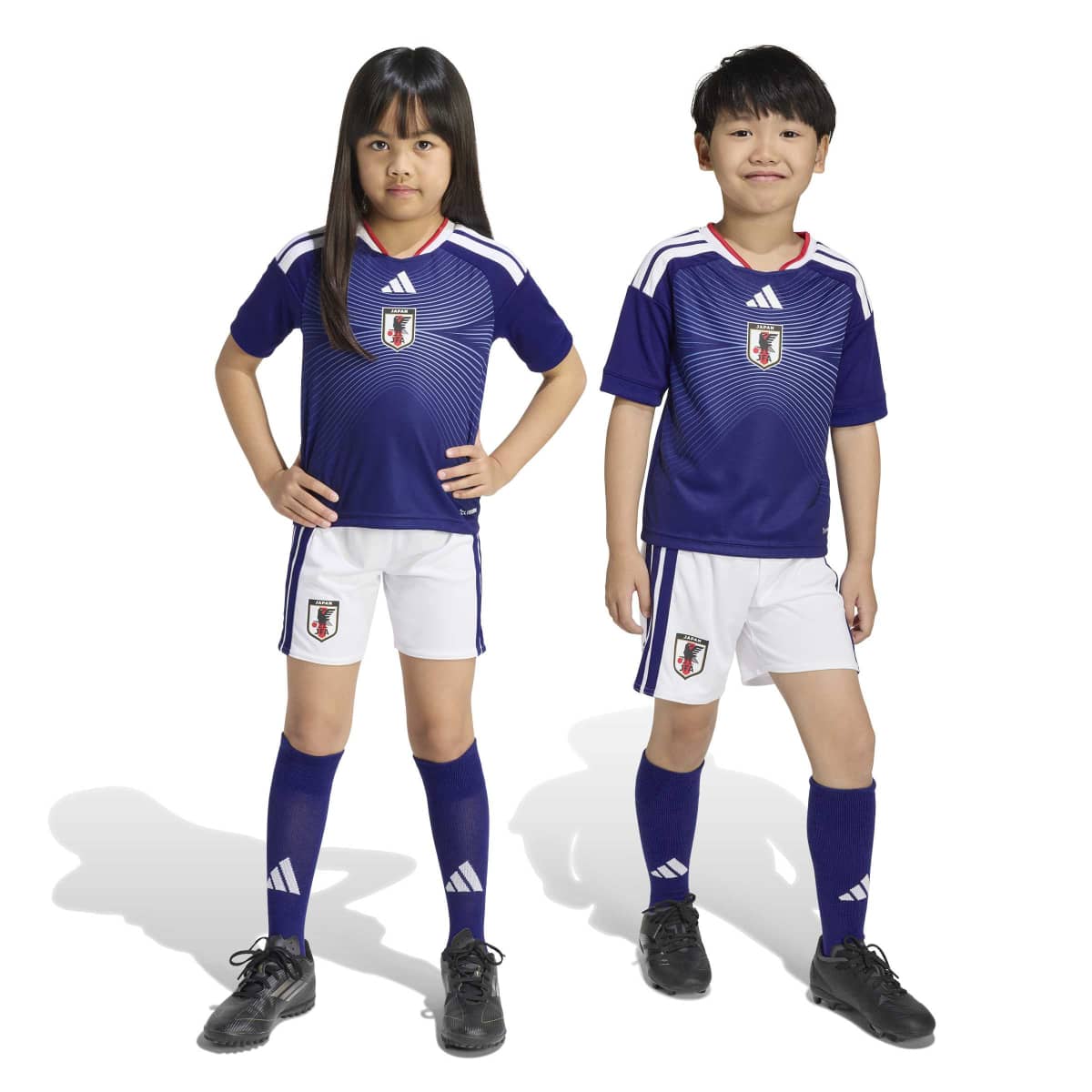 adidas Kids JFA 2026 Home Jersey Mini Kit アディダス キッズ サッカー日本代表 2026 ホーム レプリカ ユニフォーム ミニキット VZ513【メンズ サッカー ユニフォーム キッズ 26SS】