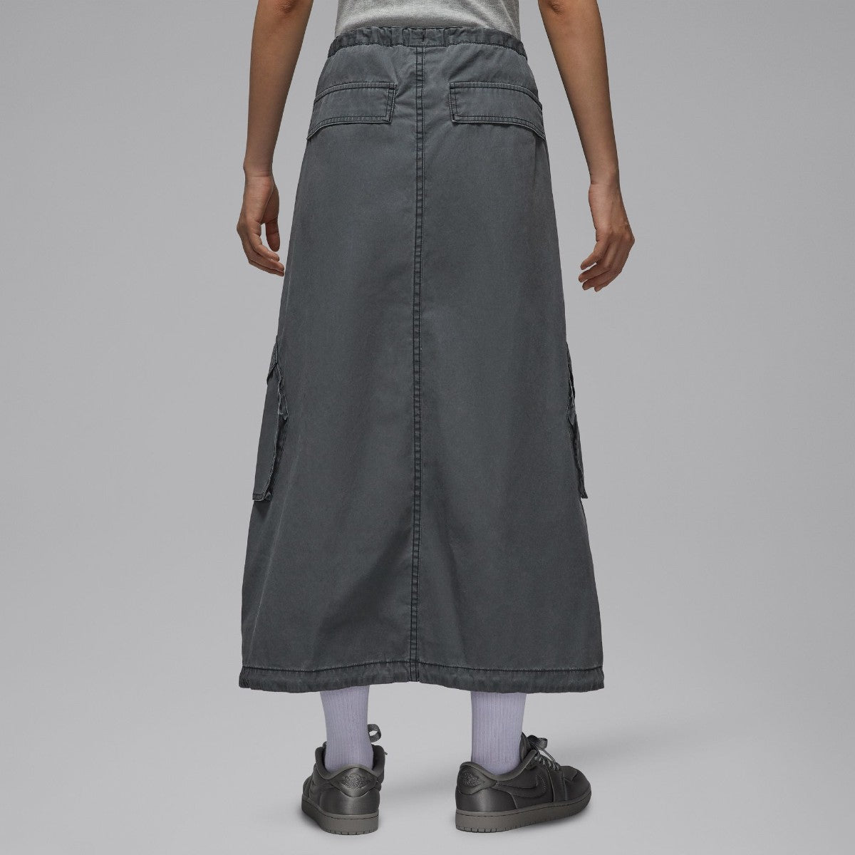JORDAN BRAND Women'S Jordan Chicago Parachute Skirt ジョーダンブランド ウィメンズ ジョーダン シカゴ パラシュート スカート IF1048【レディース コットン素材 ウォッシュ加工 シルエットアレンジ リラックス 26SS】