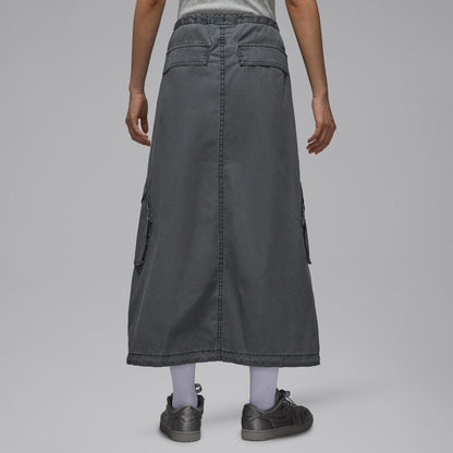 JORDAN BRAND Women'S Jordan Chicago Parachute Skirt ジョーダンブランド ウィメンズ ジョーダン シカゴ パラシュート スカート IF1048【レディース コットン素材 ウォッシュ加工 シルエットアレンジ リラックス 26SS】