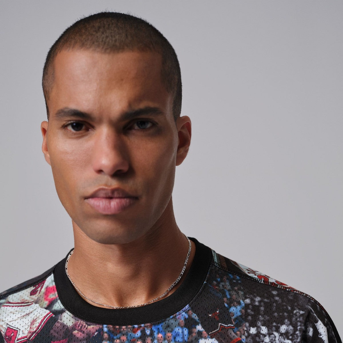 JORDAN BRAND Jordan Flight Printed Long Sleeve Jersey ジョーダンブランド ジョーダン フライト プリント ロングスリーブ ジャージー IF1831【メンズ プリントトップス ジャージー オーバーサイズ 通気性 総柄 26SS】