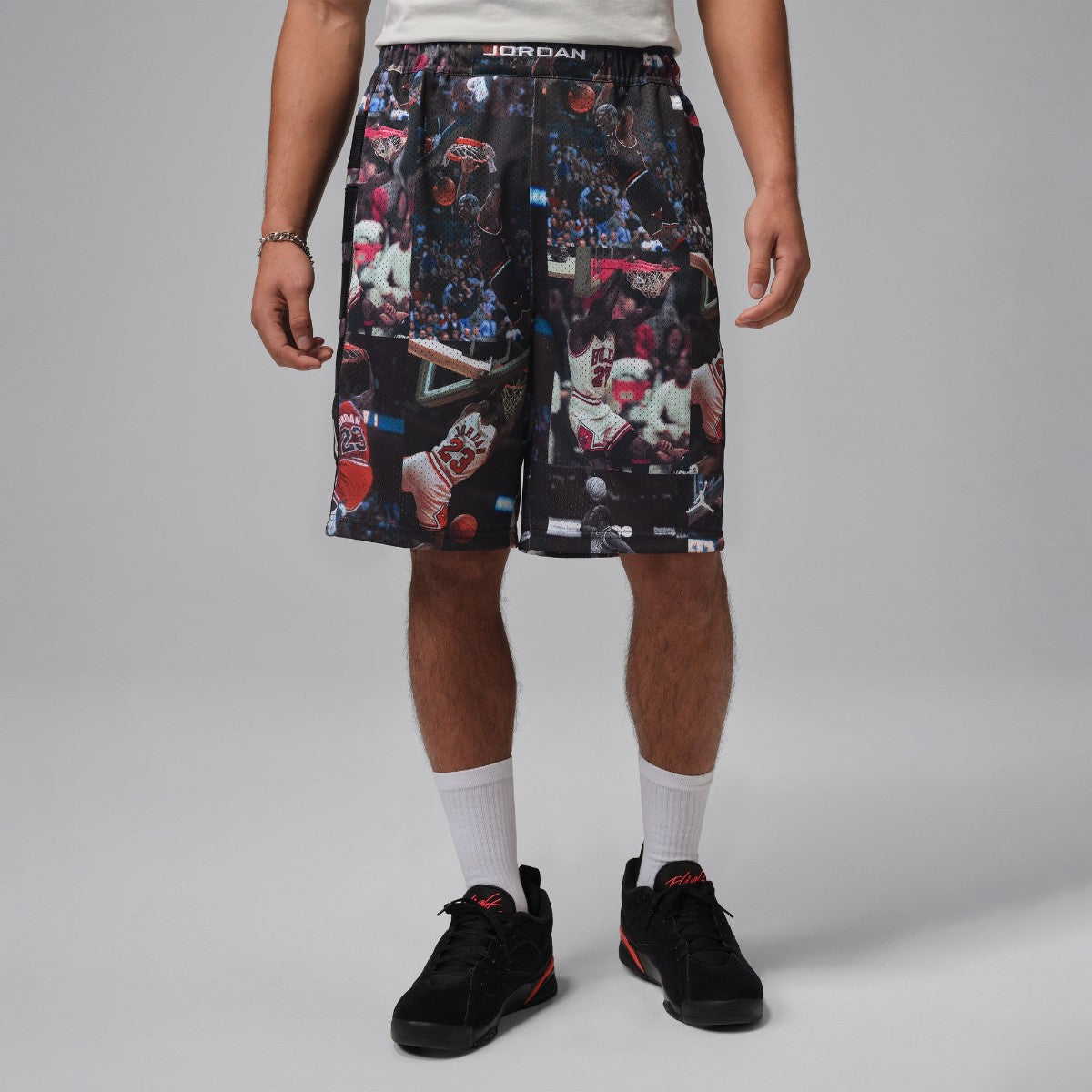 JORDAN BRAND Jordan Flight Printed Cat Scratch Shorts ジョーダンブランド ジョーダン フライト プリント キャットスクラッチ ショーツ IF1841【メンズ メッシュショーツ プリント 総柄 軽量 通気性 26SS】