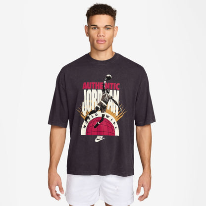 JORDAN BRAND Jordan Rieish Ww Ovsz S/S Crew ジョーダンブランド ジョーダン リエッシュ Ww Ovsz S/S クルー IF3016【メンズ Tシャツ オーバーサイズ コットン素材 厚手Tシャツ 26SS】