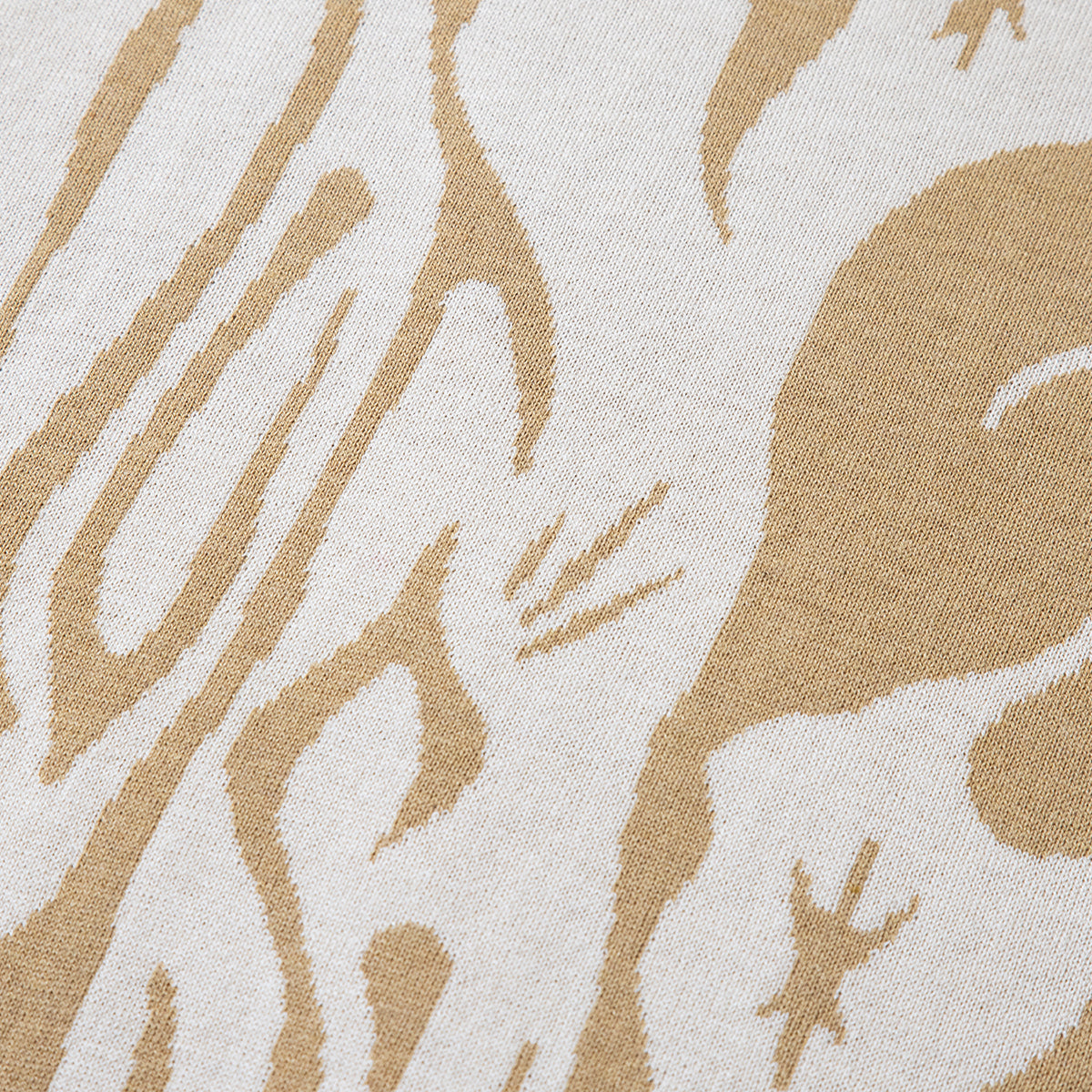 坩堝 Yu-Un JACQUARD SCARF (RUTSUBO× LOW MOROMI) RUTSUBO 遊雲 ジャカードスカーフ R25HO-LOW-AC【メンズ スカーフ ジャカード アート コラボ 25FW】