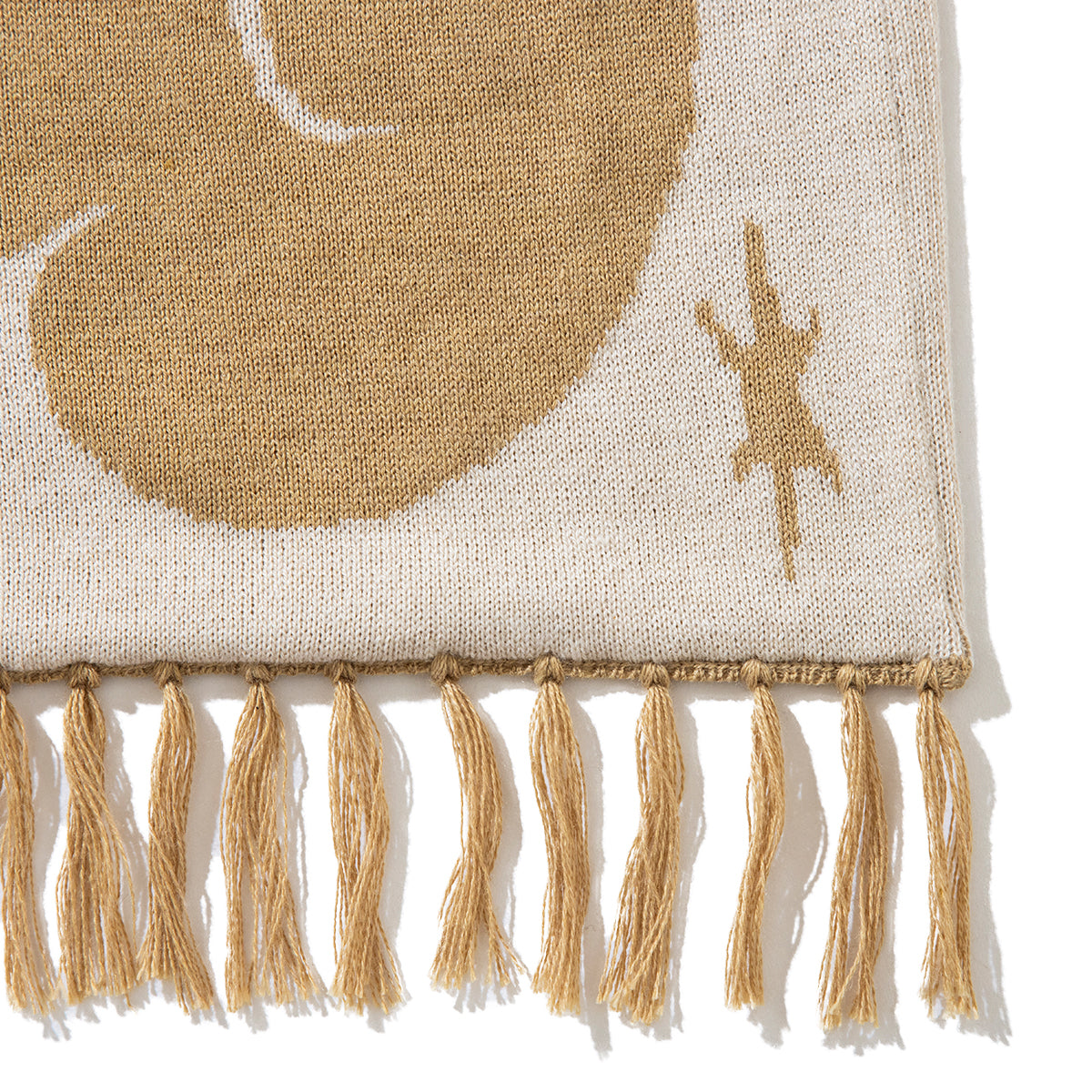 坩堝 Yu-Un JACQUARD SCARF (RUTSUBO× LOW MOROMI) RUTSUBO 遊雲 ジャカードスカーフ R25HO-LOW-AC【メンズ スカーフ ジャカード アート コラボ 25FW】