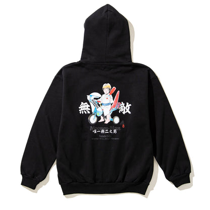 坩堝 Mooney-man (無二男) ZIP PARKA (RUTSUBO×YU SUDA) RUTSUBO ムーニーマン ジップ パーカ R25HO-SUDA-PF【メンズ ジップパーカ 厚手 裏起毛 刺繍ロゴ スウェット 25FW】