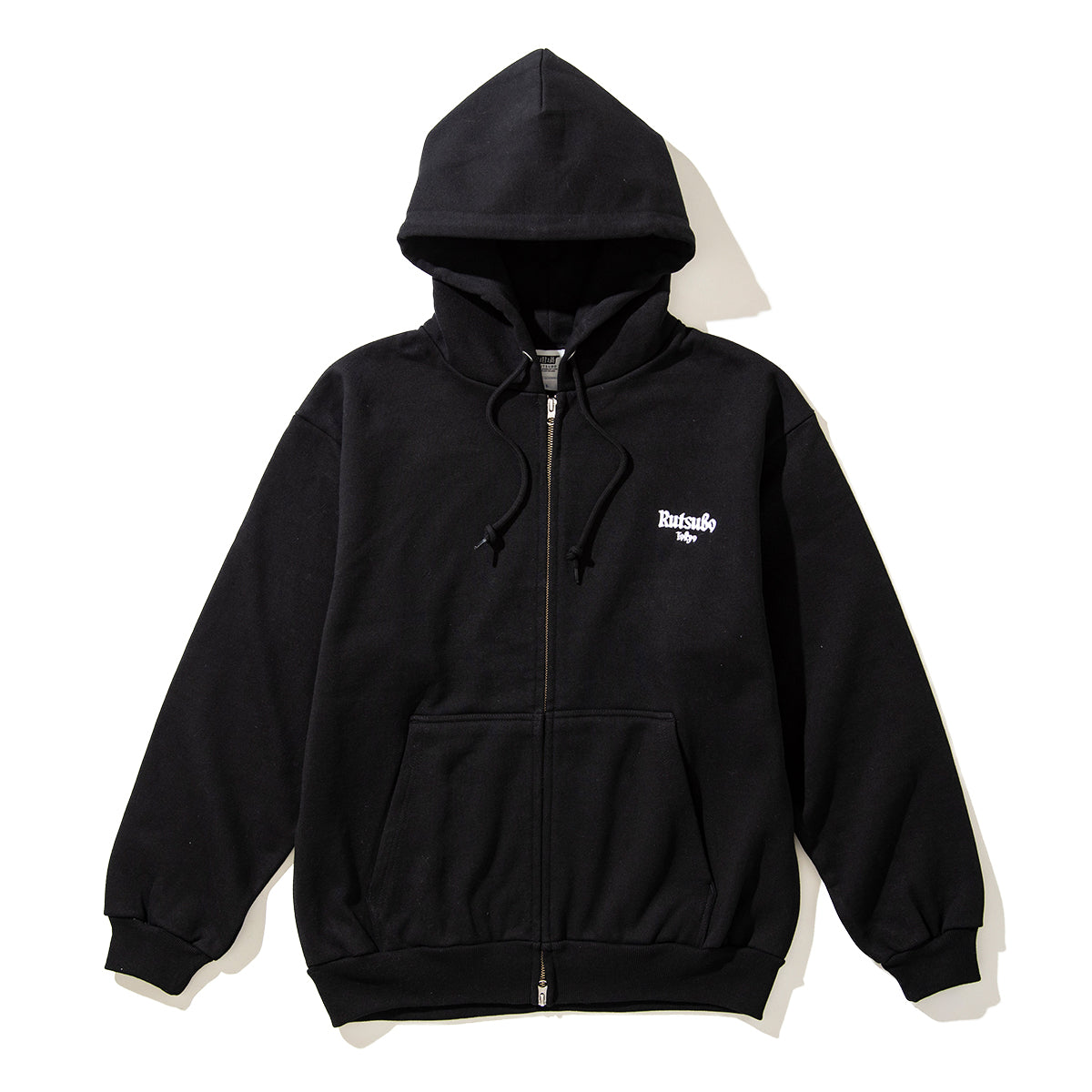 坩堝 Mooney-man (無二男) ZIP PARKA (RUTSUBO×YU SUDA) RUTSUBO ムーニーマン ジップ パーカ R25HO-SUDA-PF【メンズ ジップパーカ 厚手 裏起毛 刺繍ロゴ スウェット 25FW】