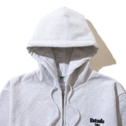 坩堝 Mooney-man (無二男) ZIP PARKA (RUTSUBO×YU SUDA) RUTSUBO ムーニーマン ジップ パーカ R25HO-SUDA-PF【メンズ ジップパーカ 厚手 裏起毛 刺繍ロゴ スウェット 25FW】