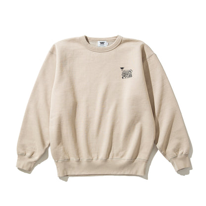 坩堝 BONSAI CREW SWEAT (RUTSUBO×YU SUDA) RUTSUBO ボンサイ クルー スウェット R25HO-SUDA-PF2【メンズ クルースウェット 肉厚 裏起毛 グラフィックプリント 90年代 25FW】
