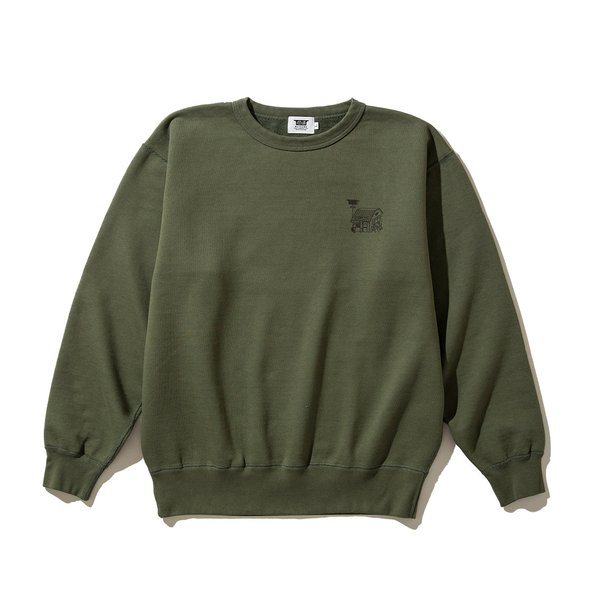 坩堝 BONSAI CREW SWEAT (RUTSUBO×YU SUDA) RUTSUBO ボンサイ クルー スウェット R25HO-SUDA-PF2【メンズ クルースウェット 肉厚 裏起毛 グラフィックプリント 90年代 25FW】