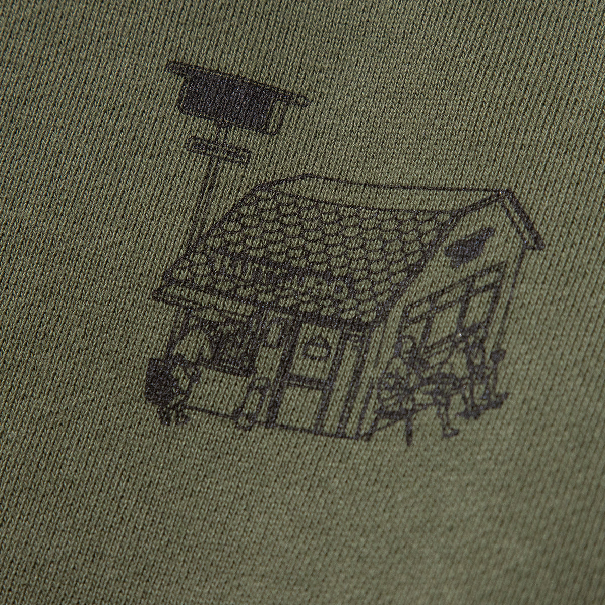 坩堝 BONSAI CREW SWEAT (RUTSUBO×YU SUDA) RUTSUBO ボンサイ クルー スウェット R25HO-SUDA-PF2【メンズ クルースウェット 肉厚 裏起毛 グラフィックプリント 90年代 25FW】