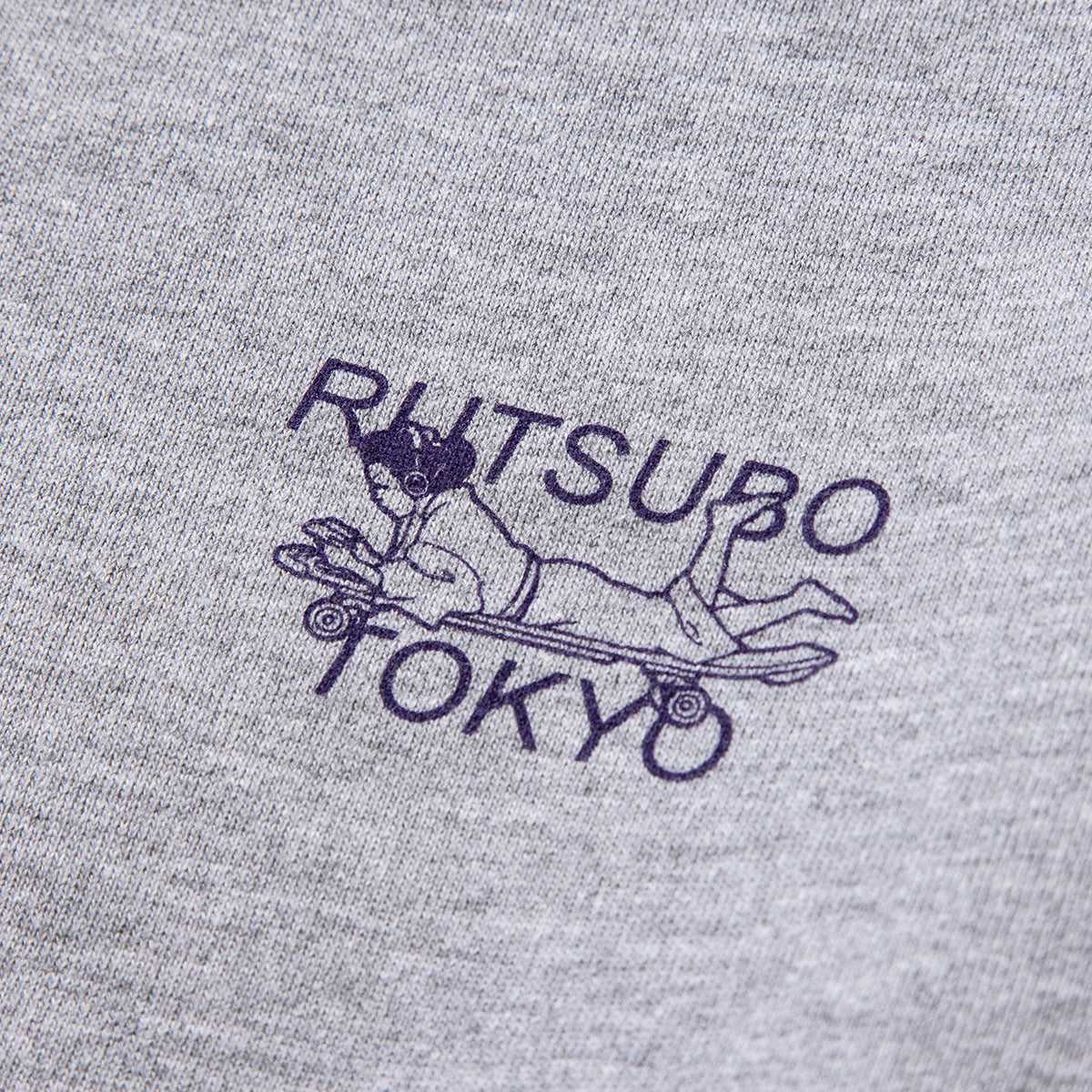 坩堝 BOOK WORM CREW SWEAT (RUTSUBO×YU SUDA) RUTSUBO ブックワーム クルー スウェット R25HO-SUDA-PF3【メンズ クルースウェット グラフィック 肉厚スウェット 90年代 スケート 25FW】