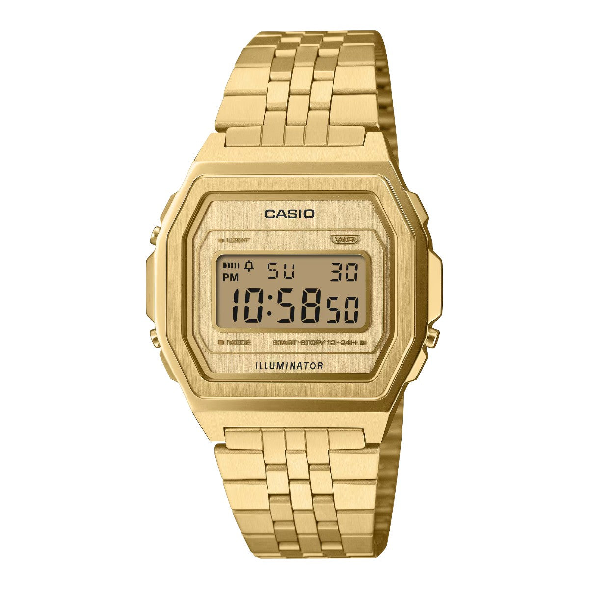 CASIO A1000G-9JF カシオ A1000G-9JF A1000G-9JF【メンズ フルメタルウオッチ ステンレス ゴールドIP ユニセックス 防水 高級感 25FW】