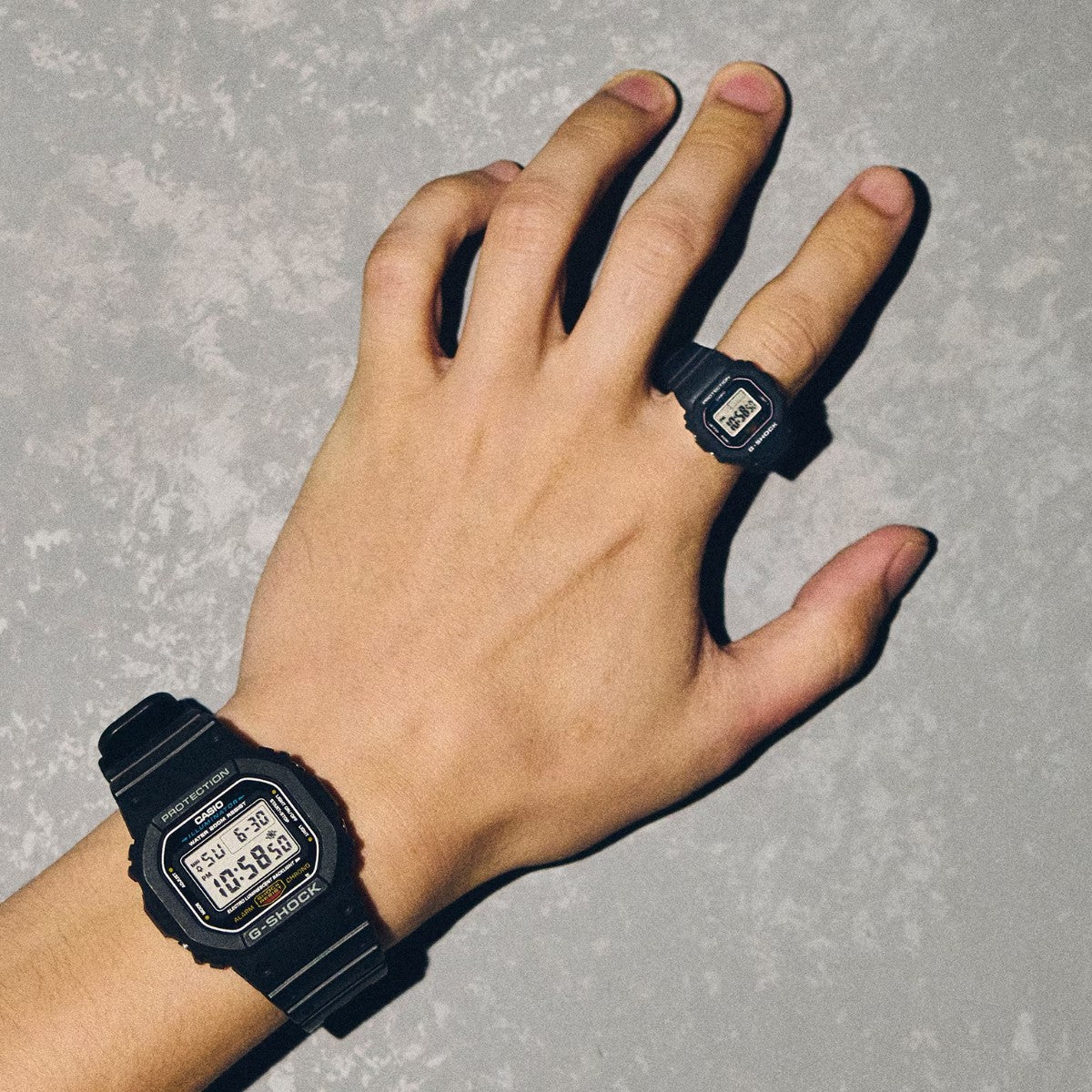 CASIO DWN-5600-9JR カシオ G-SHOCK nano DWN-5600-9JR【メンズ 小型 腕時計 5600 Series 樹脂バンド 20気圧防水 25FW】