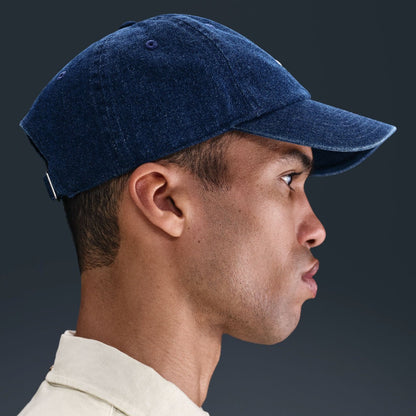 NIKE Unstructured Denim Cap ナイキ アンストラクチャード デニム キャップ HF0383【メンズ キャップ ウォッシュ加工 オーガニックコットン サステナブル 26SS】