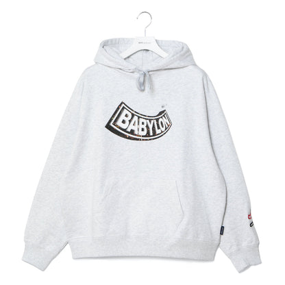 APPLEBUM “Babylon View Arch Logo” Hoodie アップルバム “バビロンビュー アーチロゴ” フーディ GT2520402【メンズ 綿100％ ヘビーウェイト 裏パイル グラフィック 2000年代 25FW】