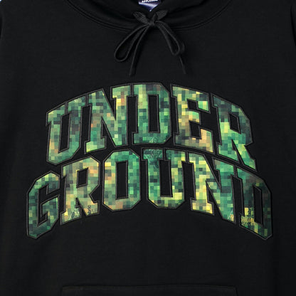 APPLEBUM “Pixel Camo UNDERGROUND” Hoodie アップルバム “ピクセルカモ アンダーグラウンド” フーディ GT2520403【メンズ パーカー ヘビーウェイト カモ柄 コラボ 25FW】